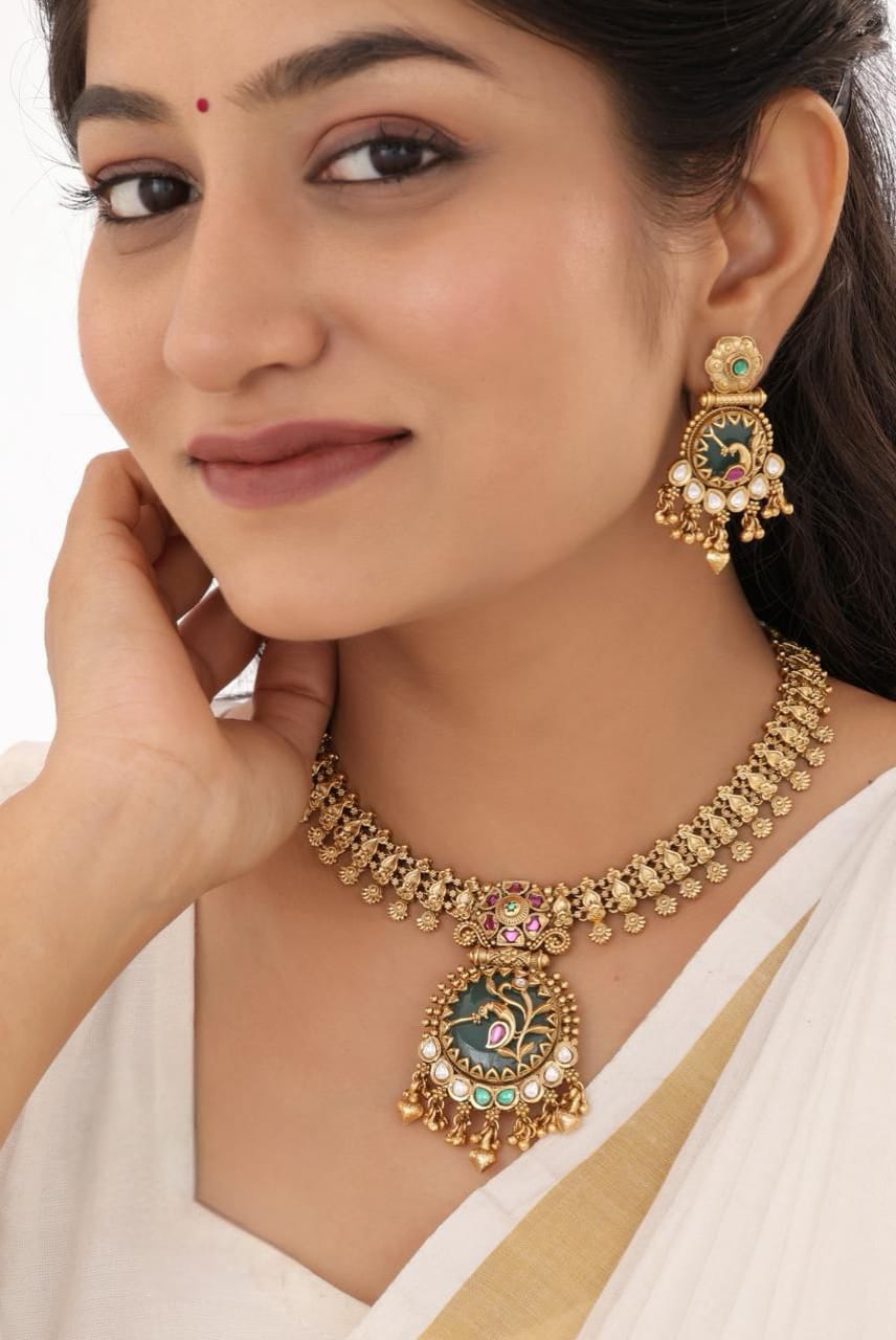 Elegant Designer Jewellery Set for Women | Wedding & Party Wear | D-012