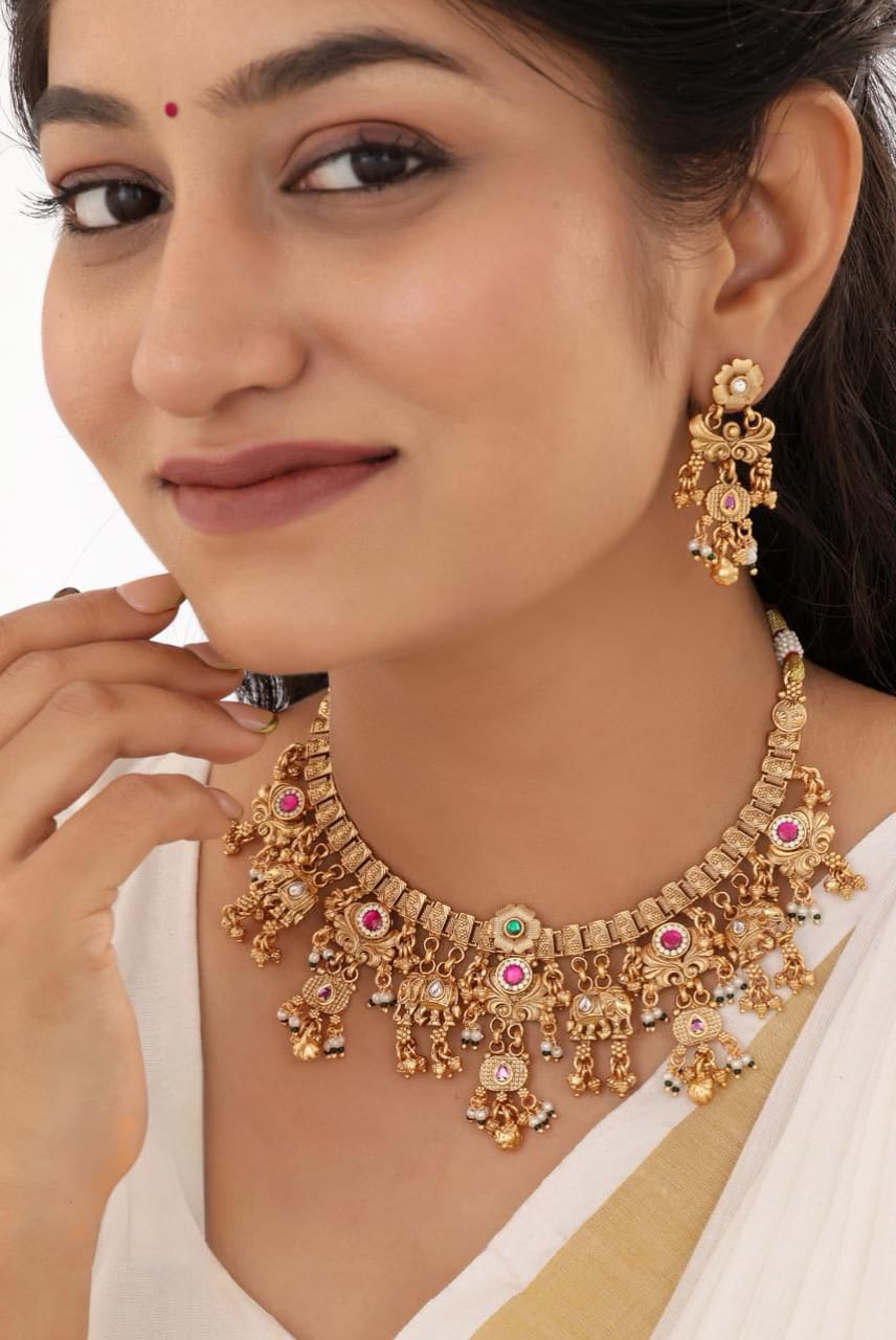 Elegant Designer Jewellery Set for Women | Wedding & Party Wear | D-016
