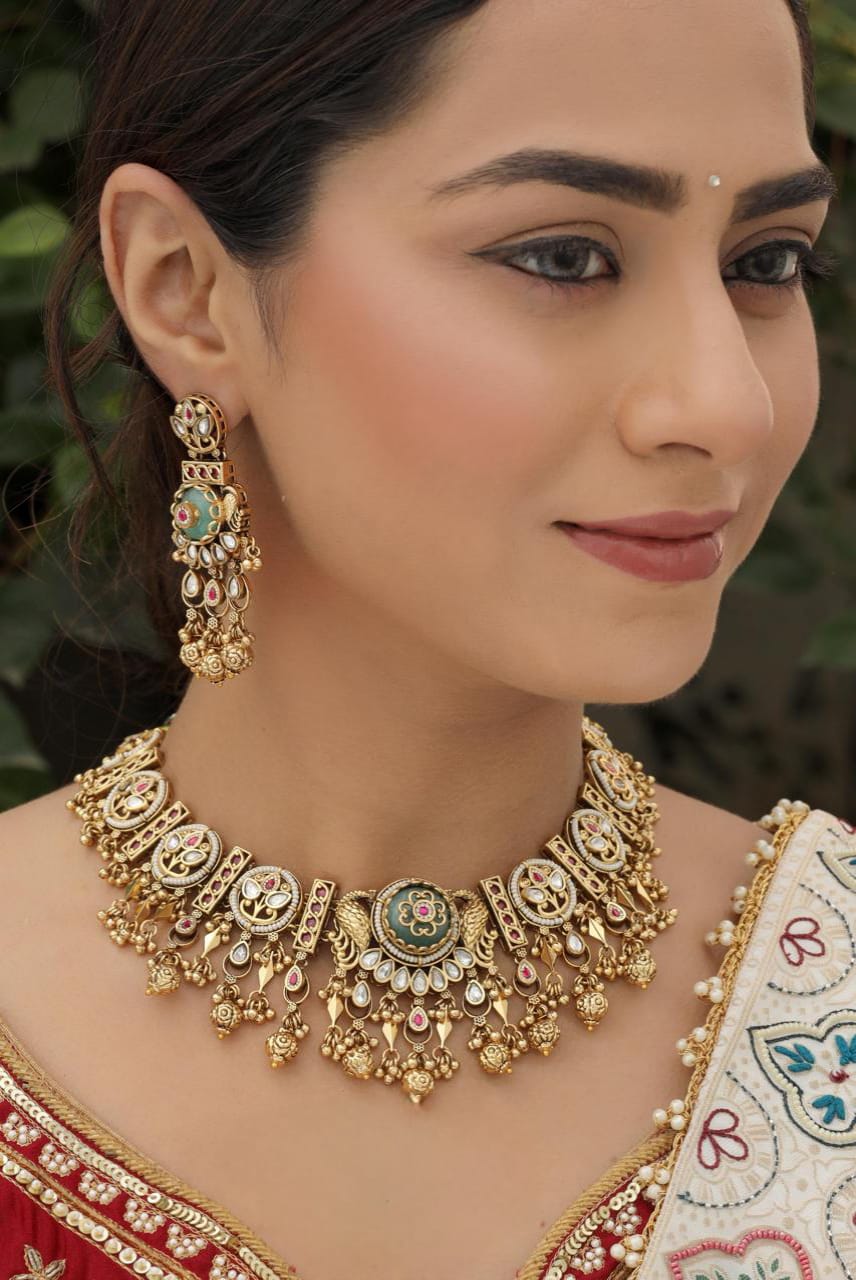 Elegant Designer Jewellery Set for Women | Wedding & Party Wear | D-002