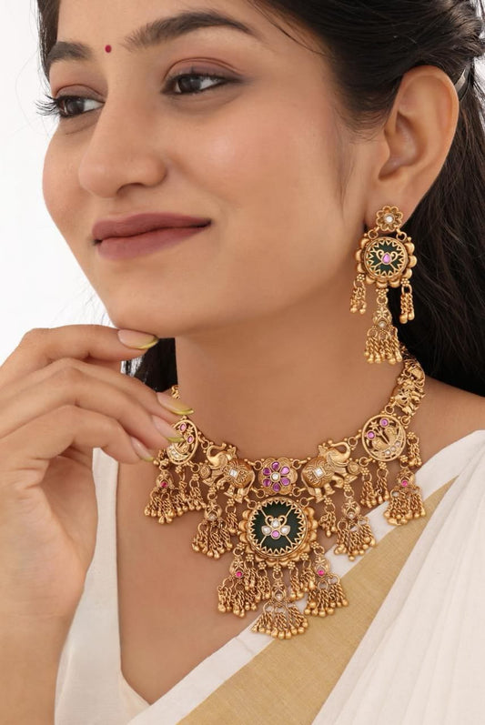 Elegant Designer Jewellery Set for Women | Wedding & Party Wear | D-010