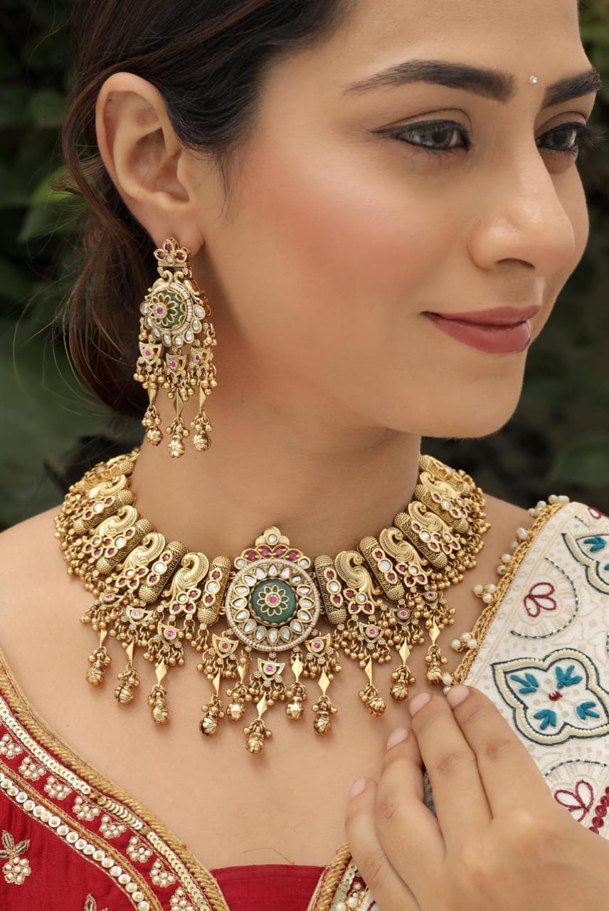 Elegant Designer Jewellery Set for Women | Wedding & Party Wear | D-001