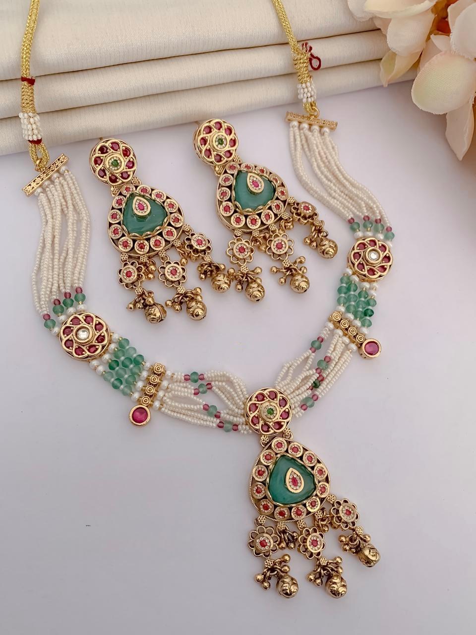 Elegant Designer Jewellery Set for Women | Wedding & Party Wear | D-039