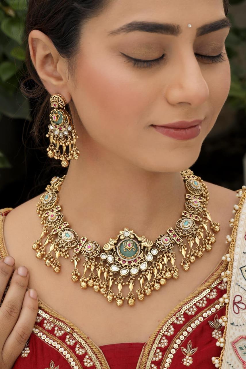 Elegant Designer Jewellery Set for Women | Wedding & Party Wear | D-003