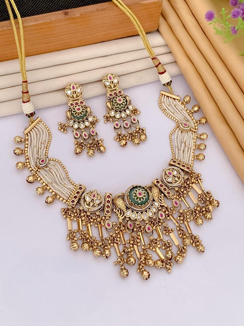 Elegant Designer Jewellery Set for Women | Wedding & Party Wear | D-040