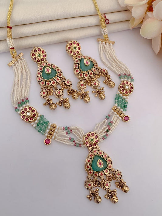 Elegant Designer Jewellery Set for Women | Wedding & Party Wear | D-041