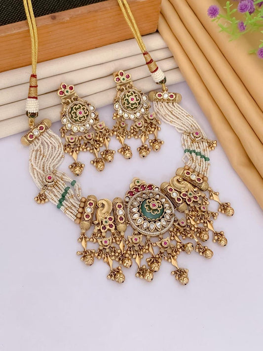 Elegant Designer Jewellery Set for Women | Wedding & Party Wear | D-042