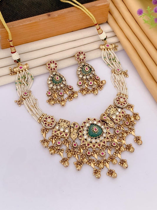 Elegant Designer Jewellery Set for Women | Wedding & Party Wear | D-044
