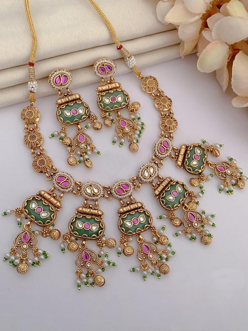 Elegant Designer Jewellery Set for Women | Wedding & Party Wear | D-045
