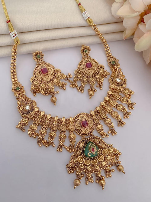 Elegant Designer Jewellery Set for Women | Wedding & Party Wear | D-046
