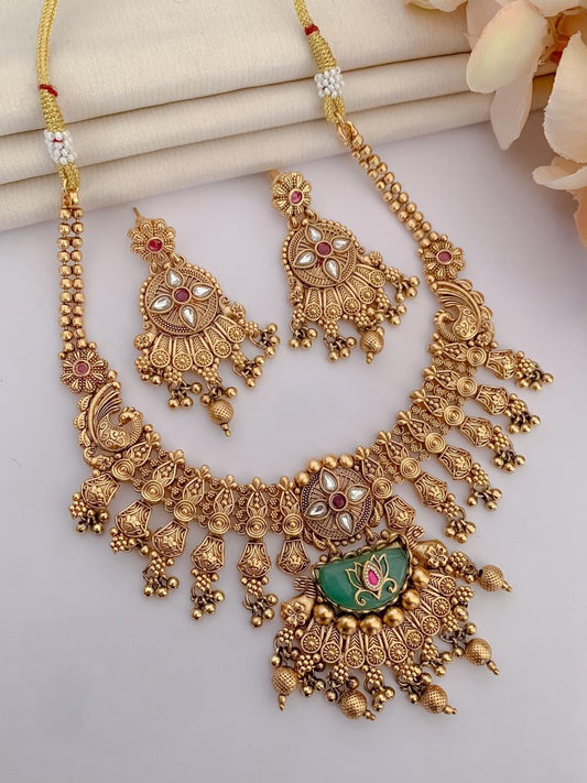 Elegant Designer Jewellery Set for Women | Wedding & Party Wear | D-048