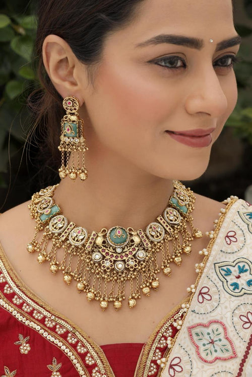 Elegant Designer Jewellery Set for Women | Wedding & Party Wear | D-004