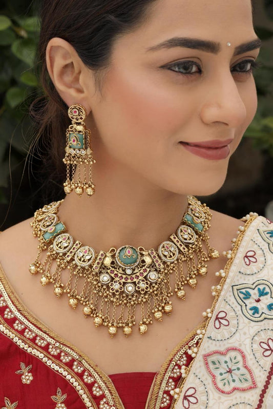 Elegant Designer Jewellery Set for Women | Wedding & Party Wear | D-004