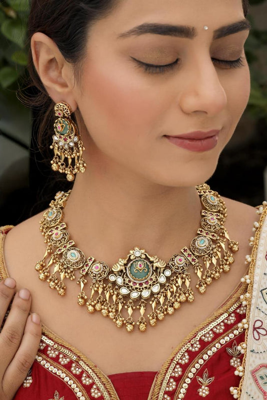 Elegant Designer Jewellery Set for Women | Wedding & Party Wear | D-006